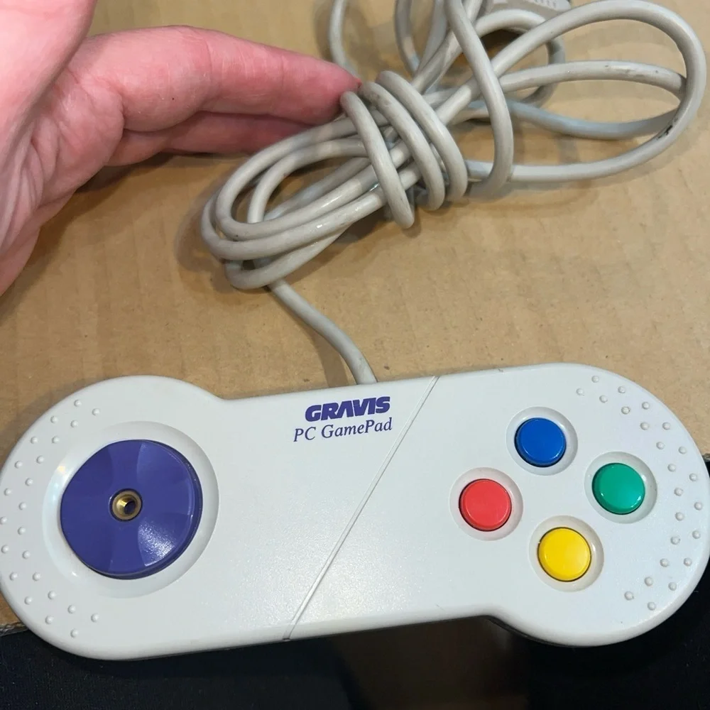 Vintage Gravis PC Gamepad Pro 15 Pin Controller 1992